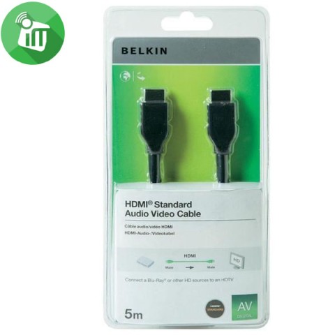 BELKIN HIGH SPEED HDMI CABLE 4K 1.5M/5FT