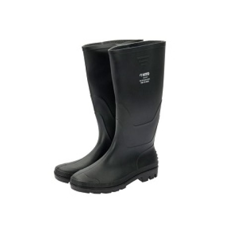 BLACK BOOT PVC KNEE TYPE Nº43