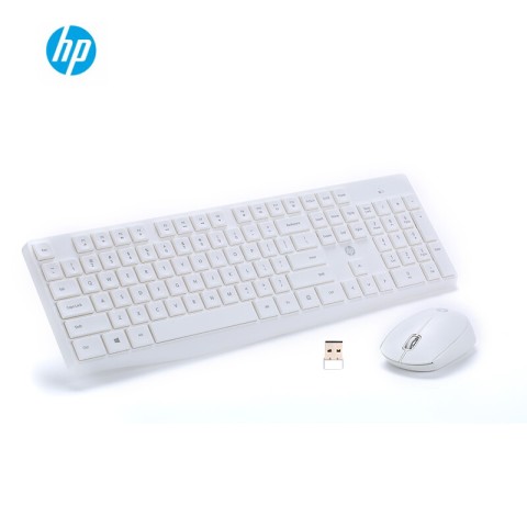 HP CS10 WHITE COMBO WIRELESS KEYBOARD AND MOUSE