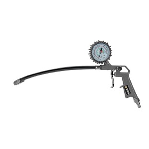 INFLATING GUN WITH PRESSURE GAUGE