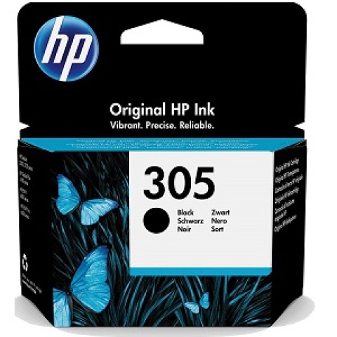 HP INK CARTRIDGE 305 BLACK