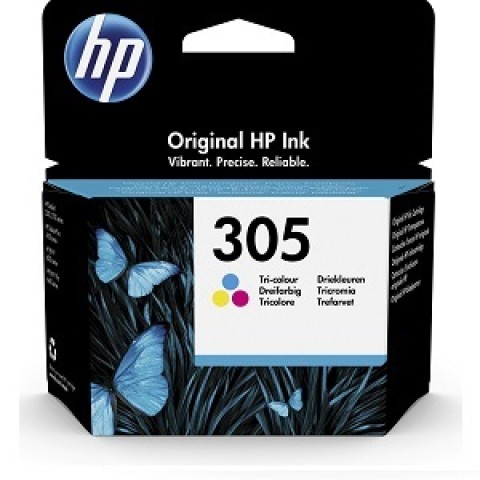 HP INK CARTRIDGE 305 COLOUR