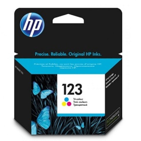 HP INK CARTRIDGE 123 COLOUR