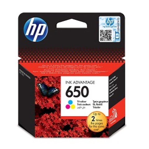 HP INK CARTRIDGE 650 COLOUR