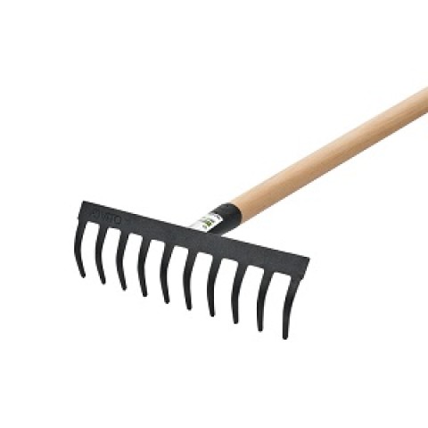 10 TEETH RAKE WITH HANDLE