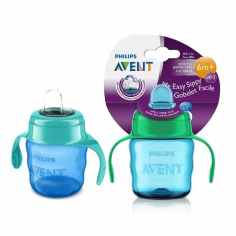 Easy Sip Cup 200ml 6m+ Green and Blue