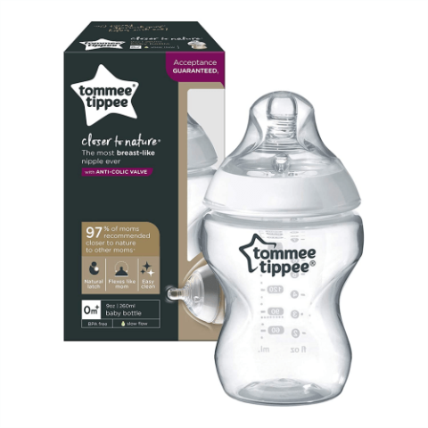 (TOMMEE TIPPEE)1X260ML AAC BTL SLOW NE AR SCANDA