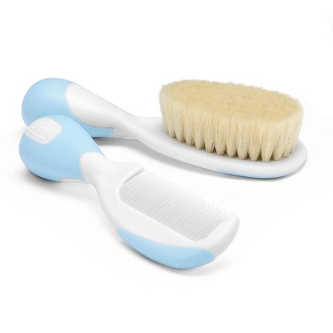 NATURAL.BRUSH&COMB[66003]-BLUE/WHITE