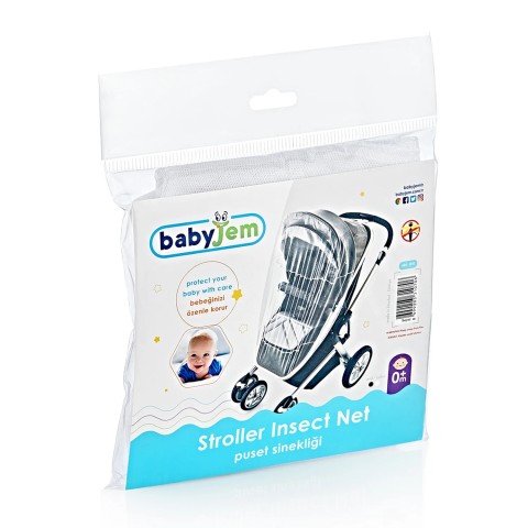 BABYJEM STROLLER INSECT NET / WHITE