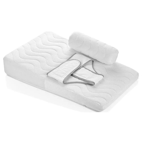 BABYJEM BABY REFLUX PILLOW / WHITE / WITH BELT