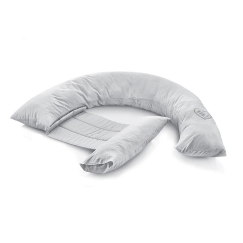 BABYJEM  PREGNANCY BACK SUPPORT&FEEDING PILLOW GREY