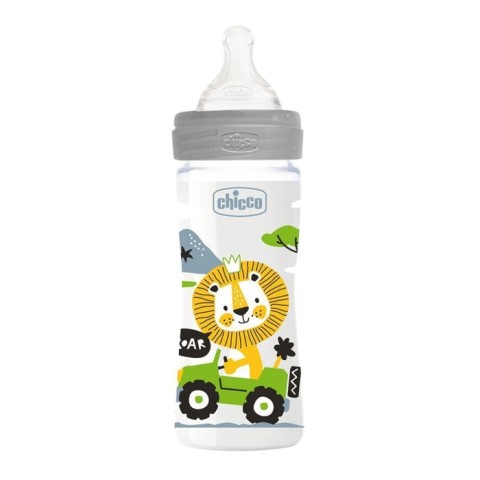 B- BOTTLE WB COL PP UNI 250 MED SIL [20623]