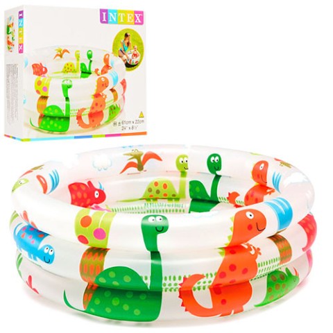 INTEX 57106NP DINOSAUR 3-RINGS BABY POOL S18