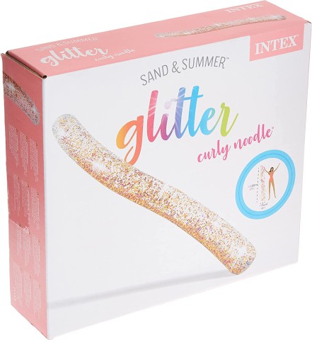 INTEX 57509NP GLITTER CURLY NOODLE 180*28CM S20