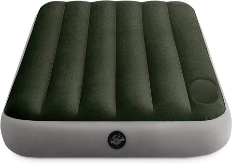 INTEX 64761 TWIN DURA-BEAM DOWNY AIRBED W/FOOT BIP (99*191*25CM) S20