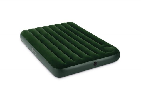 INTEX 64762 DURA-BEAM DOWNY INFLATABLE AIRBED W/FOOT BIP (137*191*25CM) S20