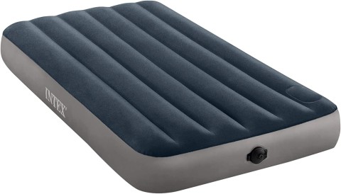 INTEX 64781 TWIN DURA-BEAM SINGLE HIGH AIRBED W/2 STEP PUMP S21