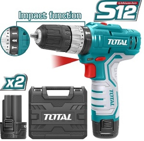 Li-Ion Impact Drill 12v