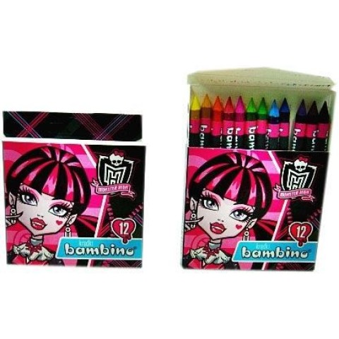 MONSTER HIGH 13 WISHES CRAYON 12 PIECES