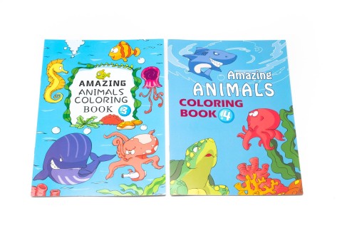 AMAZING ANIMALS COLOURING BOOK 3