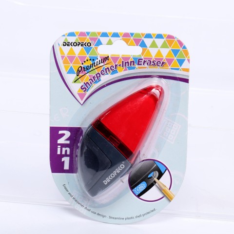 SHARPENER AND ERASER 2IN1 36 UNIT PER BOX