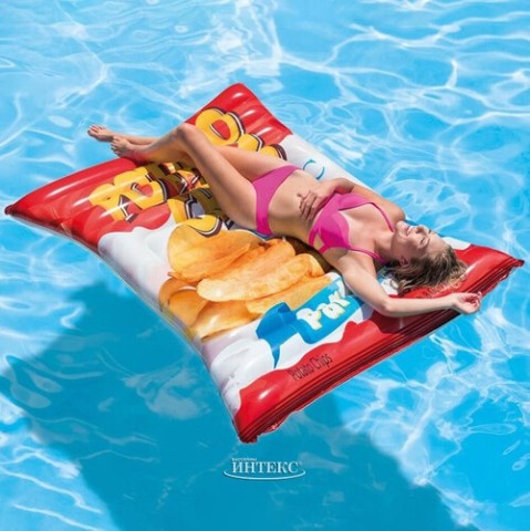 Float Inflatable Mattress Potato Chips Pool Intex