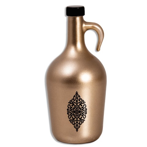 Herevin 1.5L Gold Metallic Design Oil Jug