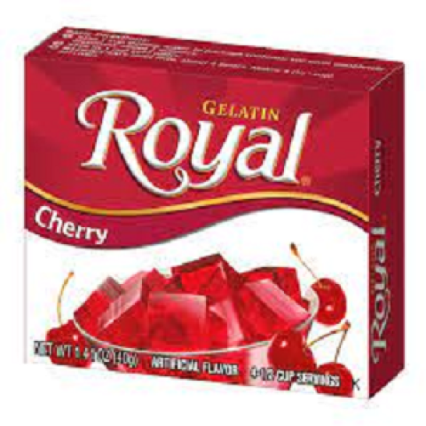 Royal gelatin cherry 1.4OZ 