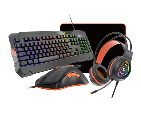Gaming Mouse Keyboard and Headset Combo with Mouse Pad C505