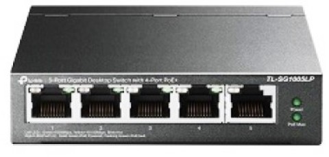 TP-LINK 5-Port Gigabit Desktop Switch with 4-Port PoE+