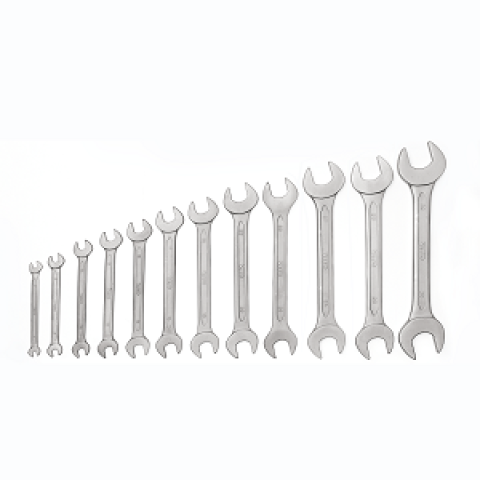 OPEN END WRENCH SET (12 UNITS)