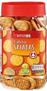 galletas saladas, 350g