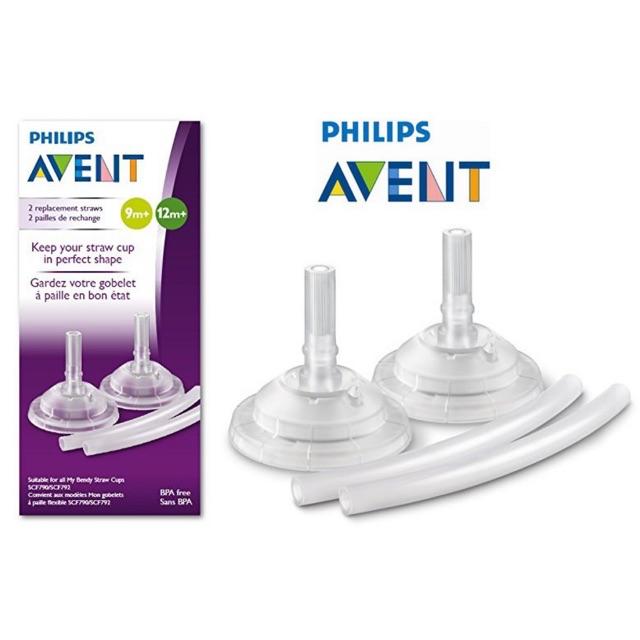 Avent Replacement Straws Accessory for Avent Cups - 2 Pieces/pack
