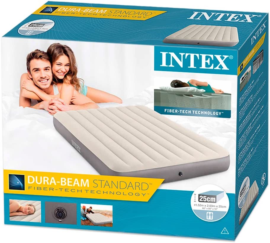 Intex deluxe single high airbed outlet queen