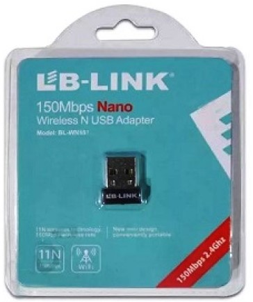 Adaptador Wifi Usb 150Mbps Wireless N Nano Mini LB-Link 2.4Ghz