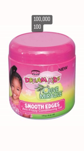 African Pride Dream Kids Smooth Edges Anti-Frizzy Conditioning Gel, 6 oz