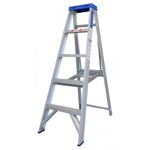 DOUBLE ALUMINIUM STEPLADDER 5 STEPS