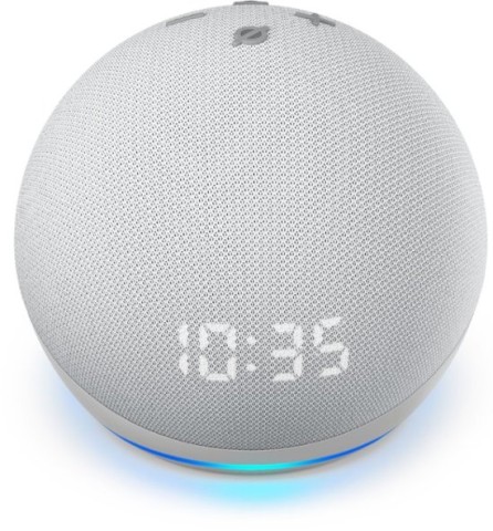 AMAZON ECHO DOT SPEAKER 4TH WITH CLOCK