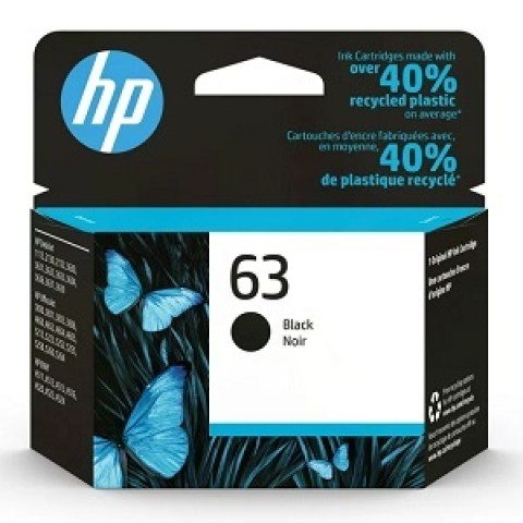 HP INK CARTRIDGE 63 BLACK