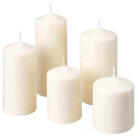 FENOMEN UNSCENTED BLOCK CANDLE