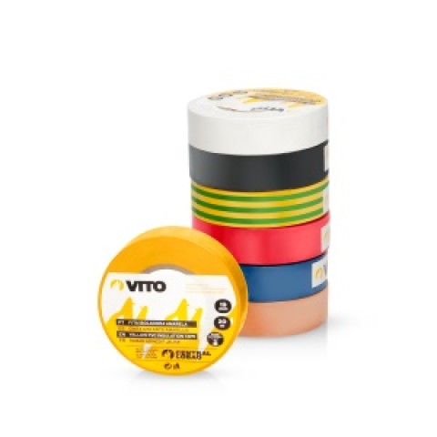 YELLOW PVC INSULATION TAPE 19MM X 20MTS