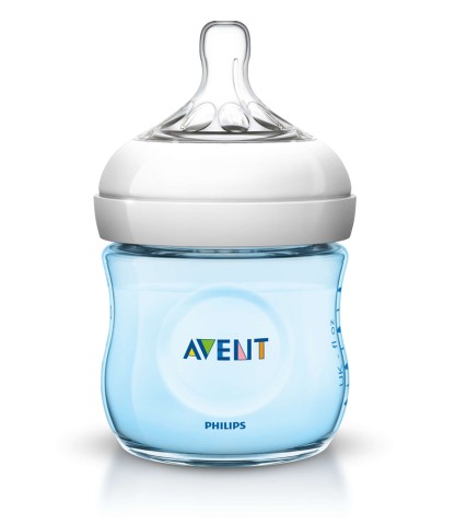 Natural Feeding Bottle 125ml - Single Pack - Blue