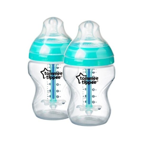 (TOMMEE TIPPEE)260ML ANTI-COLIC BOTTLES 2PCS