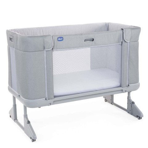 NEXT2ME FOREVER [WITH DOUBLE MESH] SLEEPING CRIB -COOL GREY