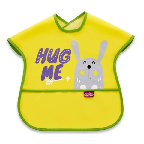 BABYJEM POLY BIB LARGE / YELLOW