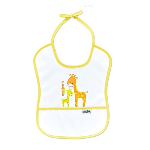 BABYJEM POLY BIB SMALL YELLOW