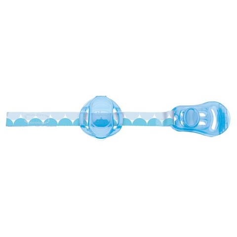 D- CLIP WITH CHAIN -BLUE