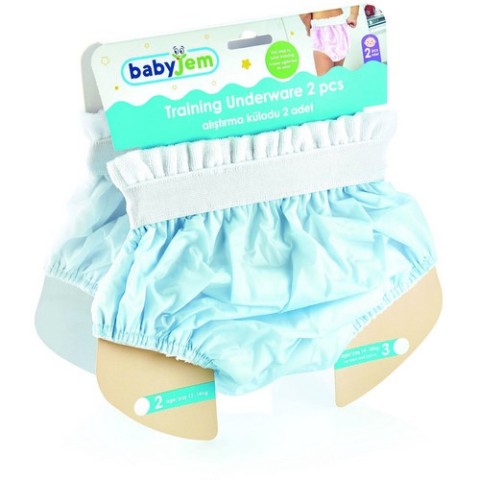 BABYJEM TRAİNİNG UNDERWEAR 2 PCS/AGE 2 BLUE