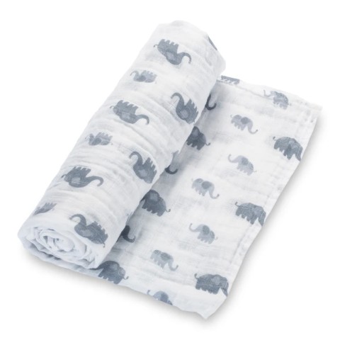 BABYJEM MUSLIN BLANKET ELEPHANT