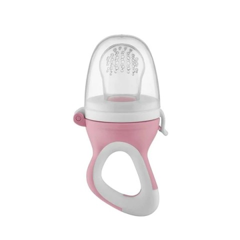 BABYJEM SILICON FRUIT VEGETABLE SUCK /PACIFIER PINK